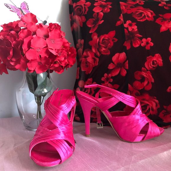Call It Spring Shoes - Hot pink stiletto heels (size 6)